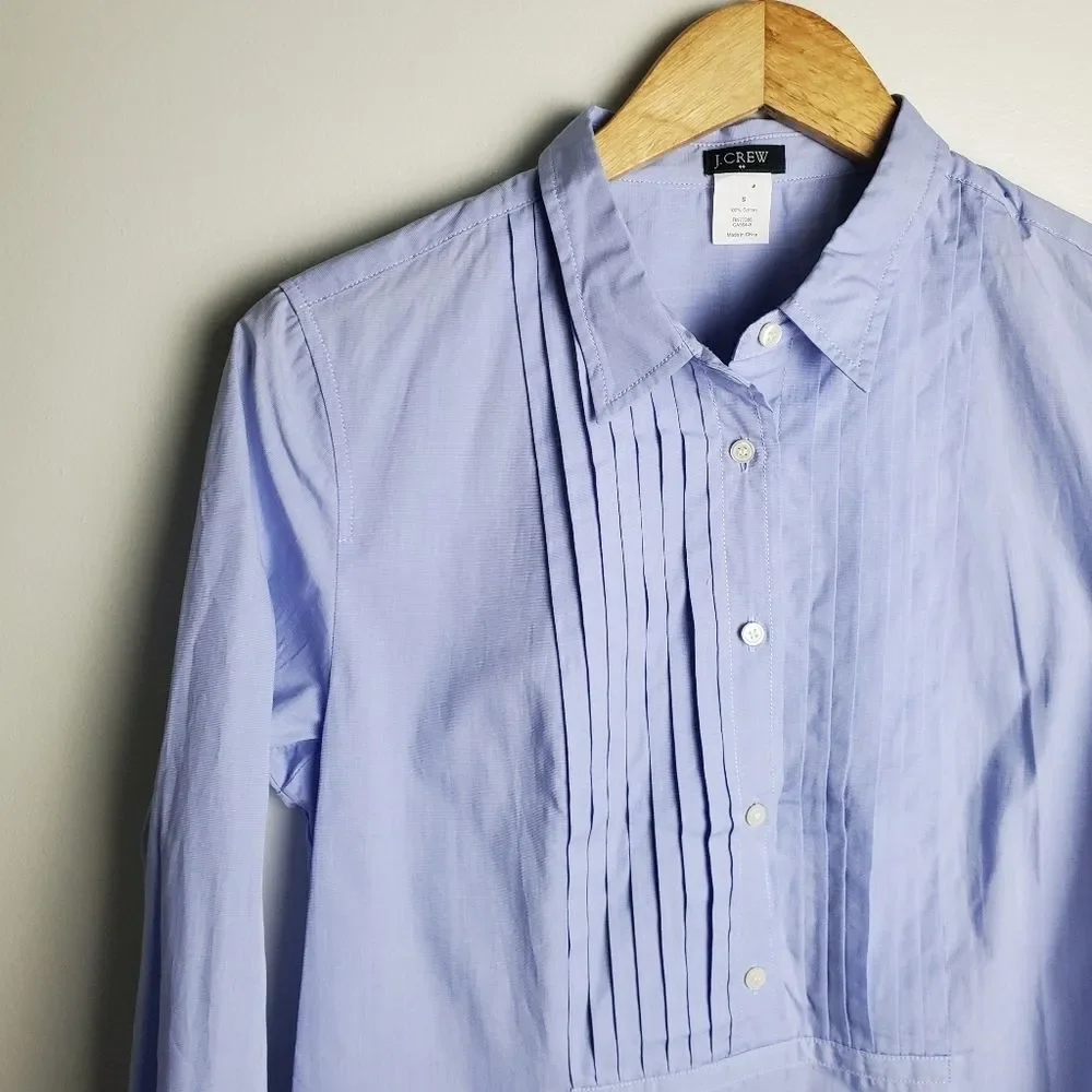 J. Crew Blue Blouse Size Small